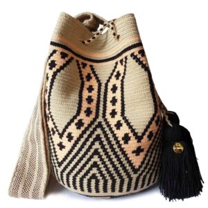 Best-Selling Large WAYUU Bag, Original Crochet Crossbody, Handmade Colombian Bucket Bag