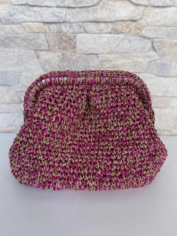 Mini Size Raffia Clutch Bag, Cloud Bag, Glitter Pouch Bag, Evening Clutch Bag,