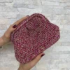 Mini Size Raffia Clutch Bag, Cloud Bag, Glitter Pouch Bag, Evening Clutch Bag,